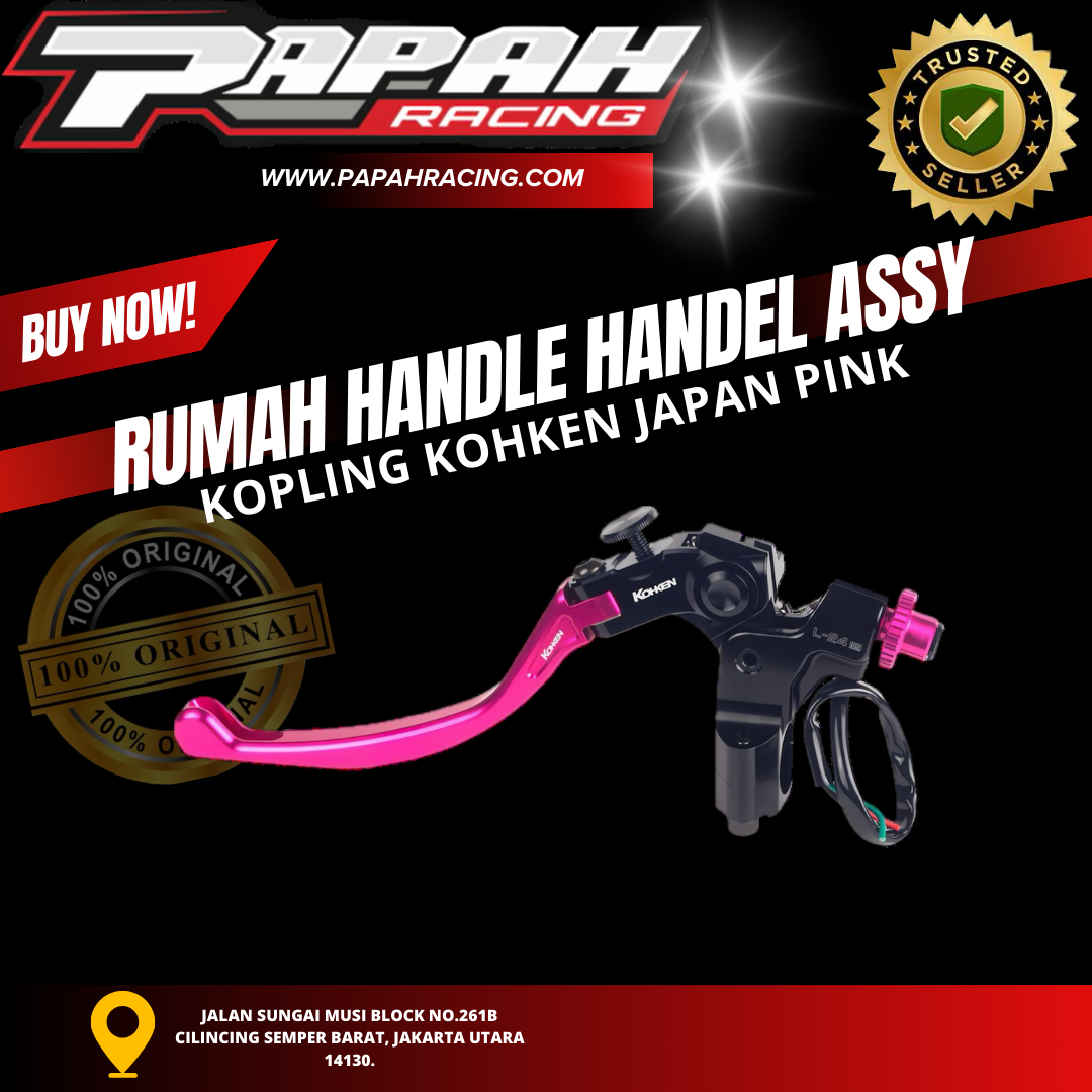RUMAH HANDLE HANDEL ASSY KOPLING KOHKEN JAPAN PINK